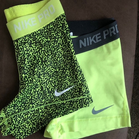 Nike Pants - 2 Neon Nike Pros